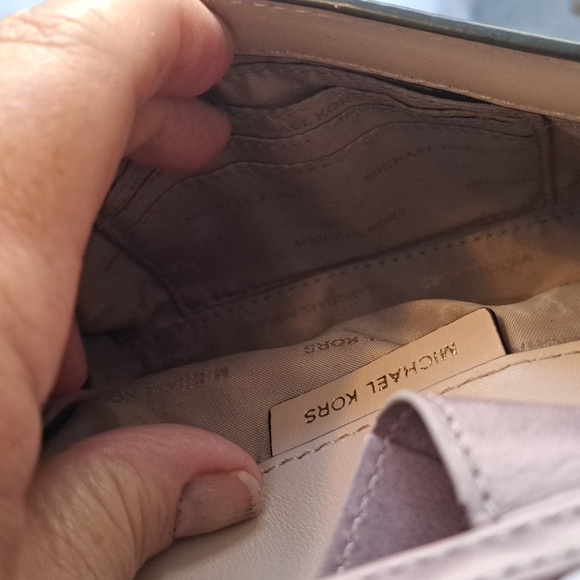 Hand Painted Light Pink Love Bag Crossbody - Picture 13 of 16